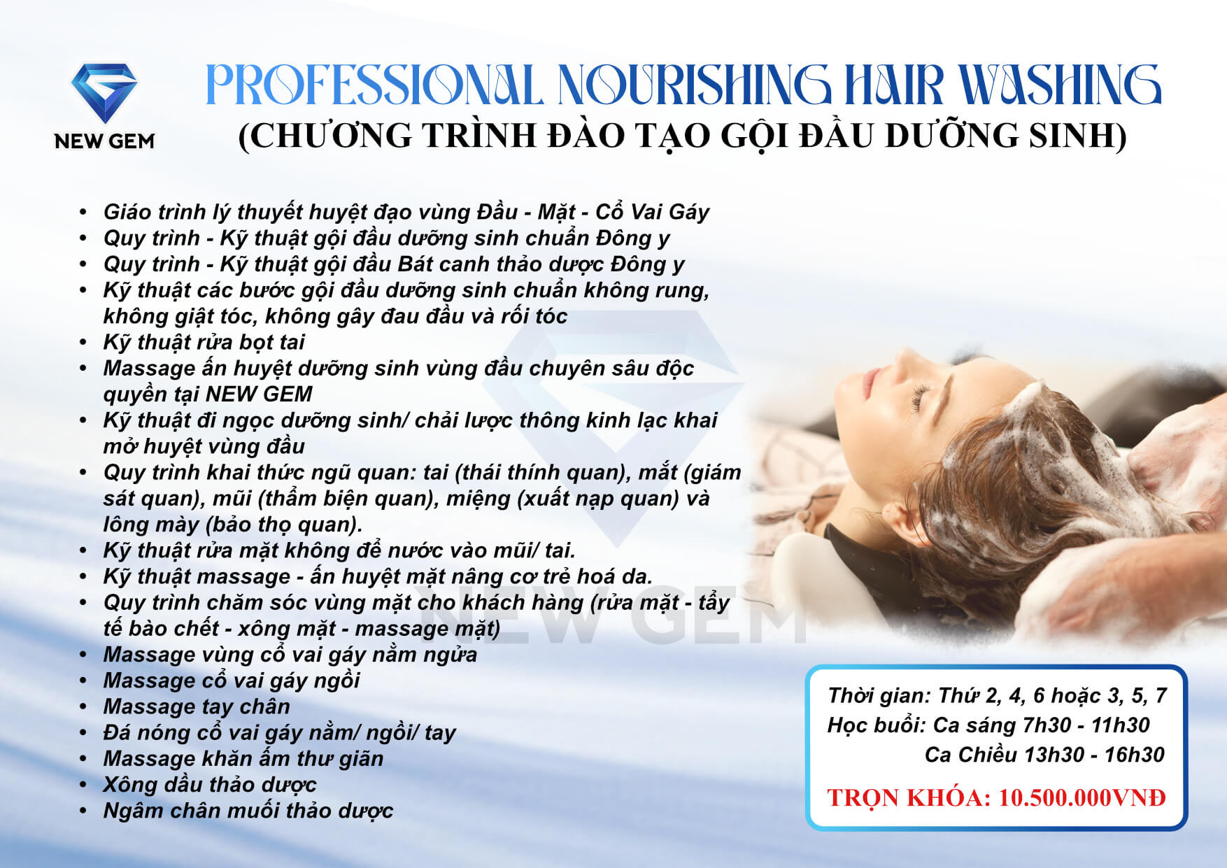 Khóa học Gội Đầu Dưỡng Sinh 20