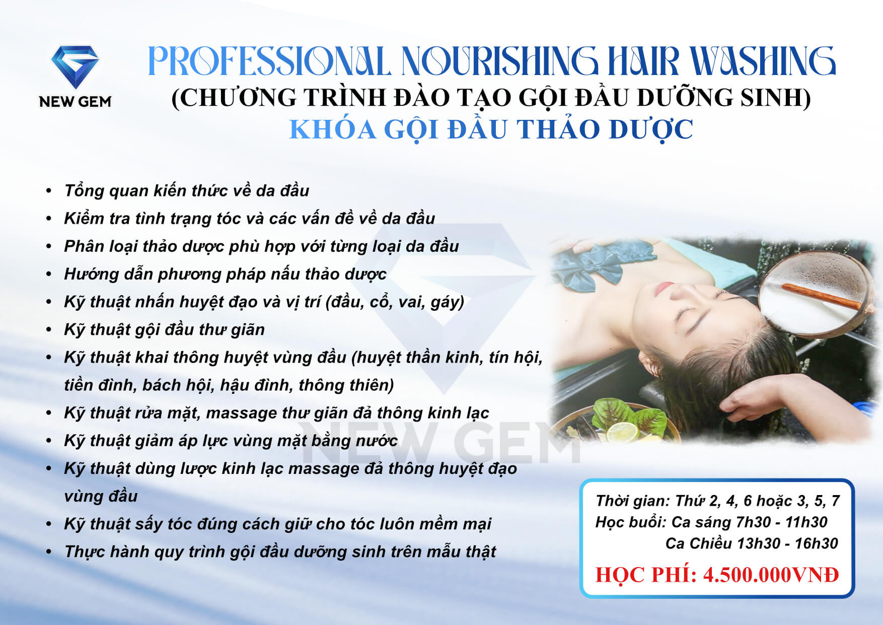 Khóa học Gội Đầu Dưỡng Sinh 18