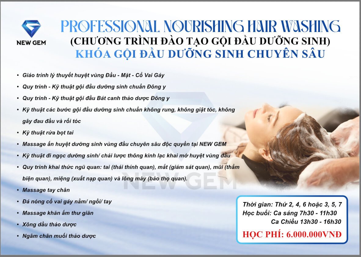 Khóa học Gội Đầu Dưỡng Sinh 19