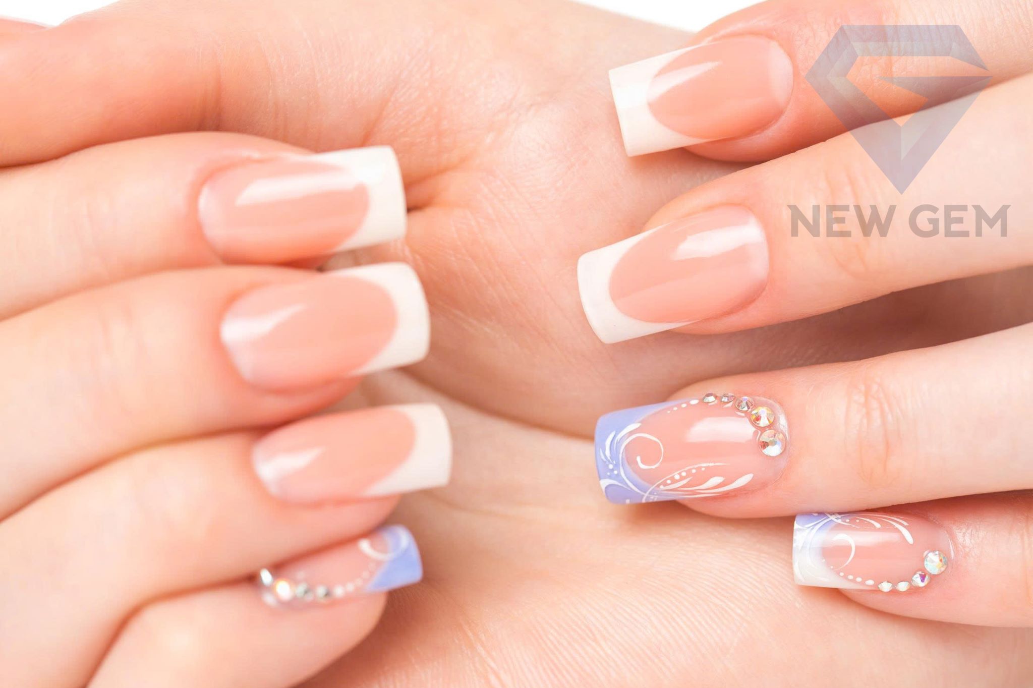 mau nail dep new gem 4 4 Mẫu Nail được tiến bộ từng ngày đến học viên