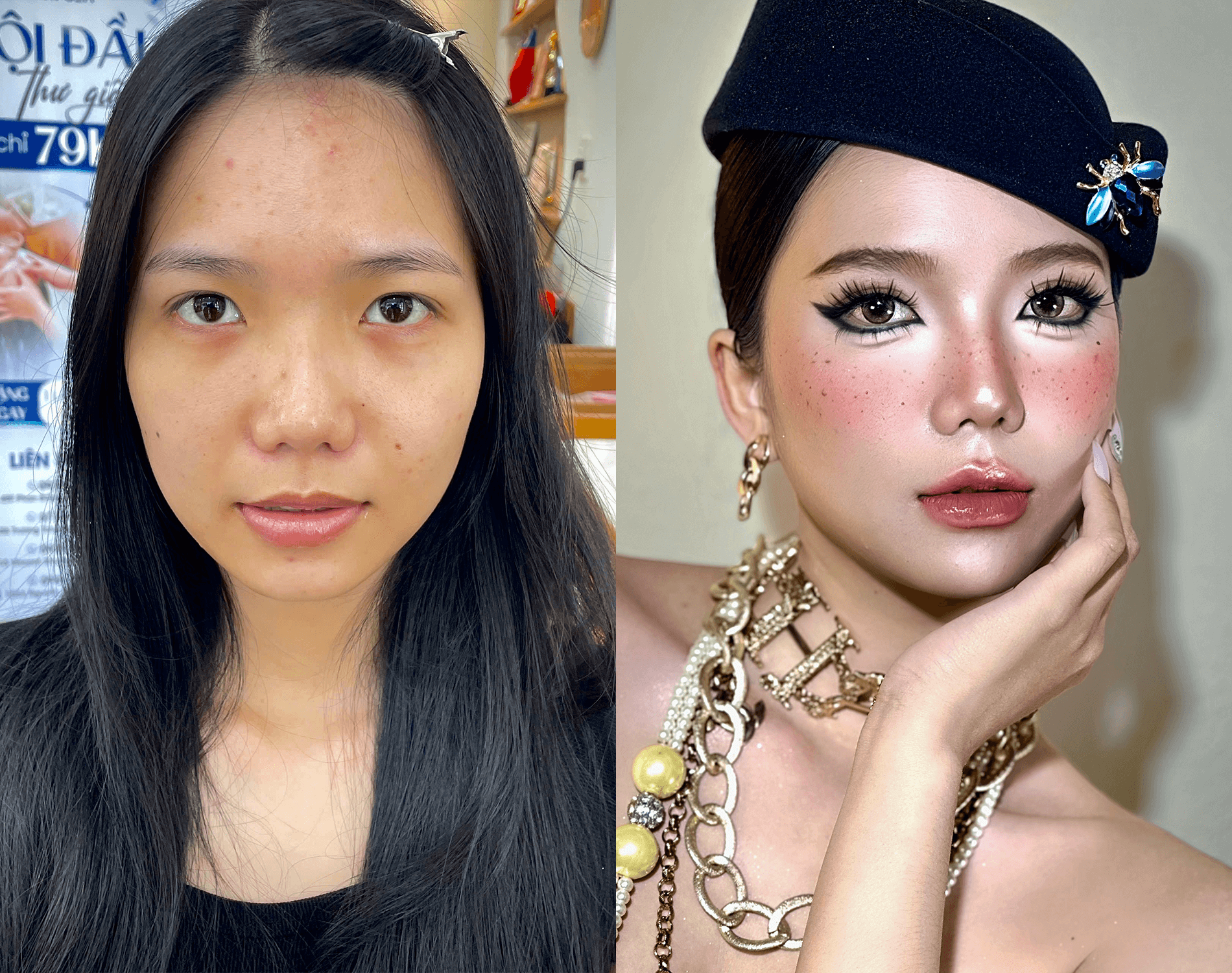 [Portfolio] Ngắm Nhìn Tác Phẩm "Lột Xác" Của Học Viên Lớp Make Up Chuyên Nghiệp tại New Gem Tây Ninh 1